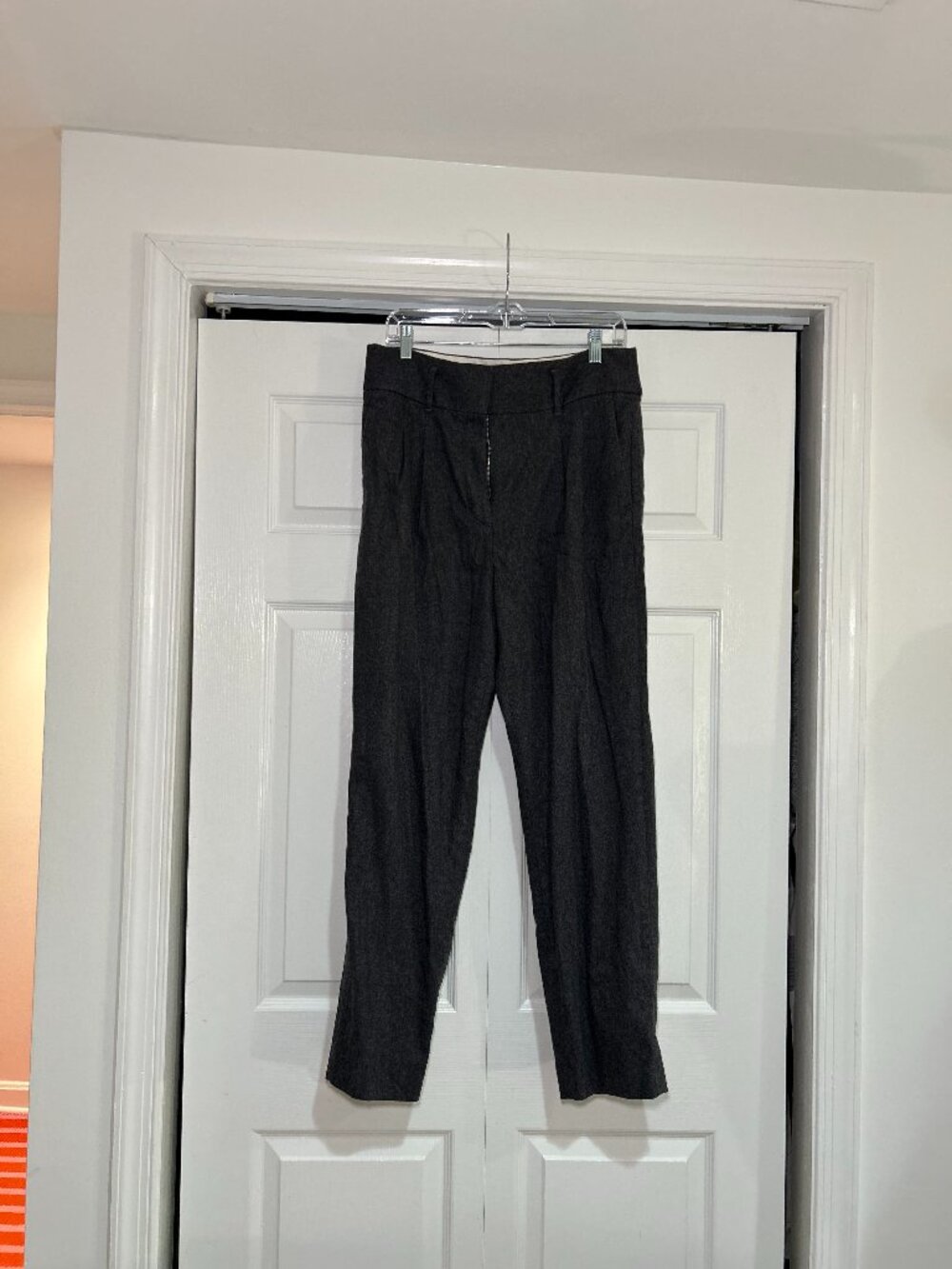 Wilfred Gray Wool Cropped Dress Pants